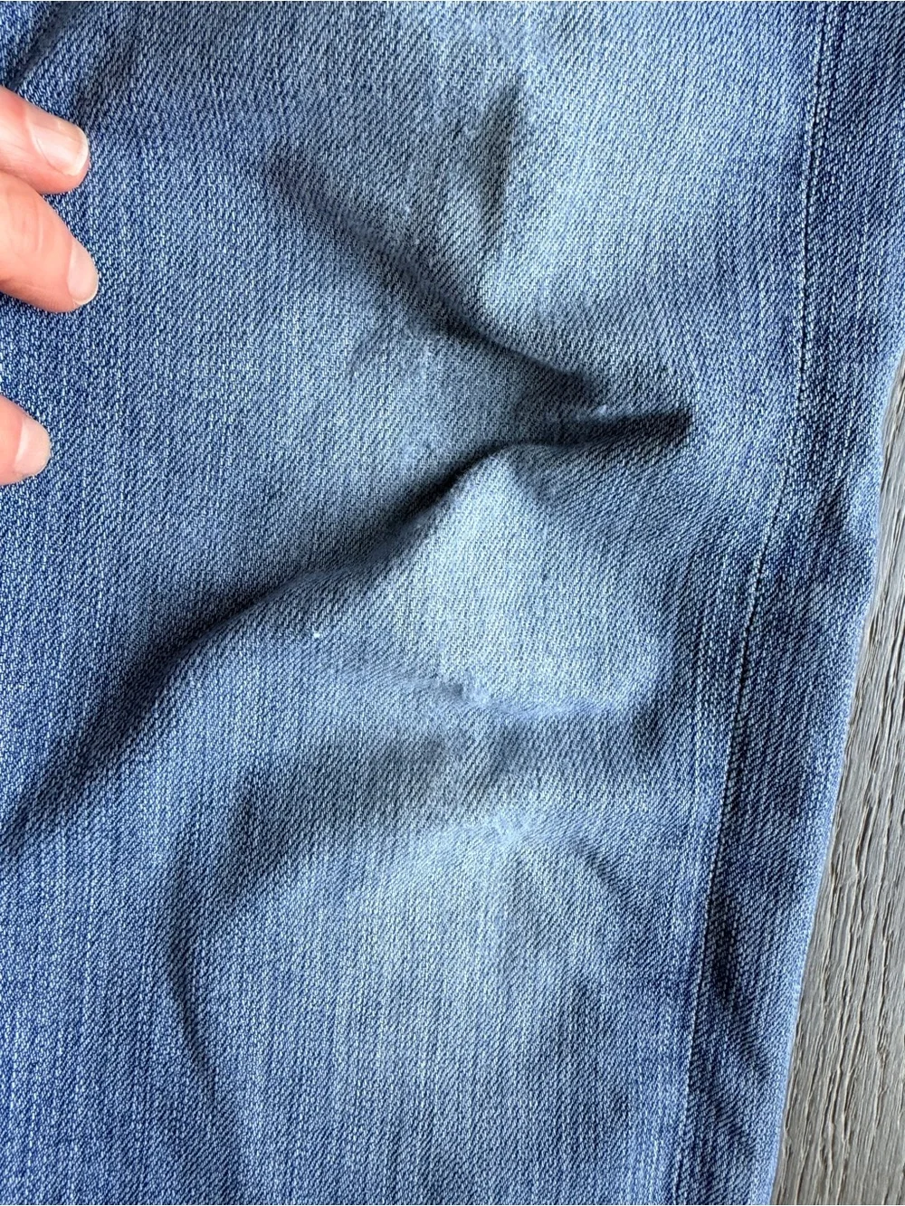 AG Jeans Adriano Goldschmied Denim 30 Straight Leg Jean Light Wash Size 31 X 34